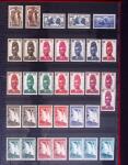 Collection de neuf sans charnière entre le n° 8 et