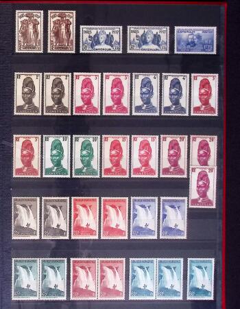 Collection de neuf sans charnière entre le n° 8 et