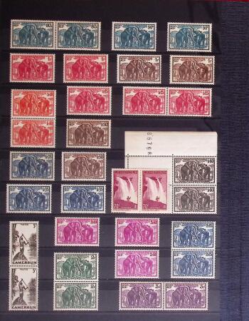 Collection de neuf sans charnière entre le n° 8 et
