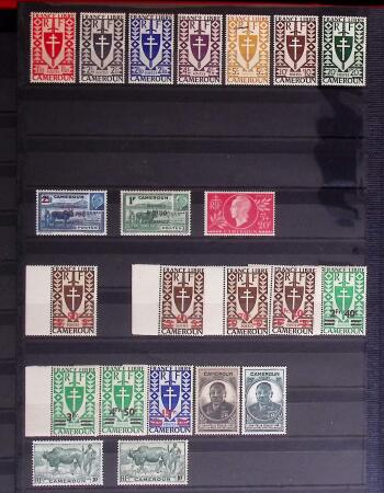 Collection de neuf sans charnière entre le n° 8 et