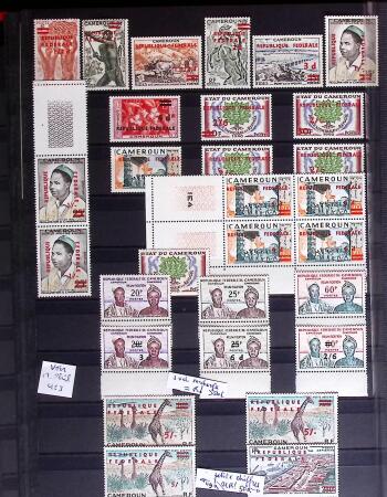 Collection de neuf sans charnière entre le n° 8 et