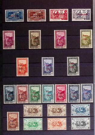 Collection de neuf sans charnière, entre le n° 17