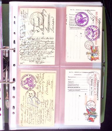 1914-50, Poste de Campagne et occupations: Bel ensemble