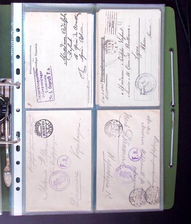 1914-50, Poste de Campagne et occupations: Bel ensemble