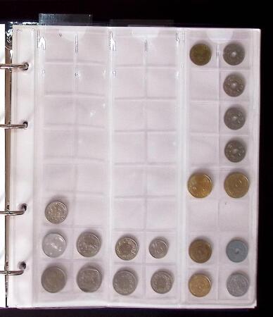 1950-1990, Ensemble de PIECES DE MONNAIE dont une quinzaine