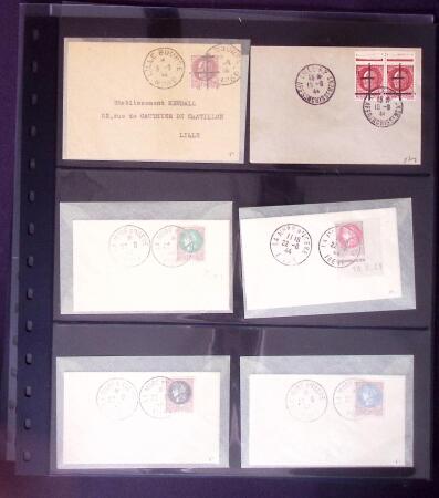 1940-45, LIBÉRATION: Très beau lot en quatre classeurs,