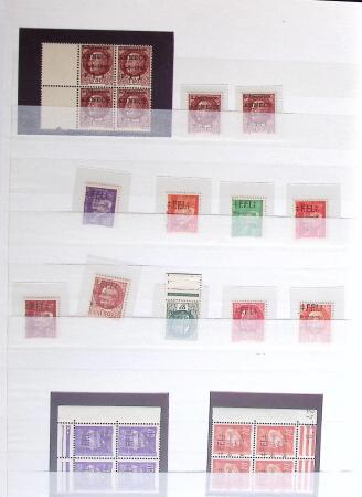 1940-45, LIBÉRATION: Très beau lot en quatre classeurs,