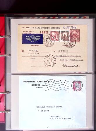 1940-45, LIBÉRATION: Très beau lot en quatre classeurs,