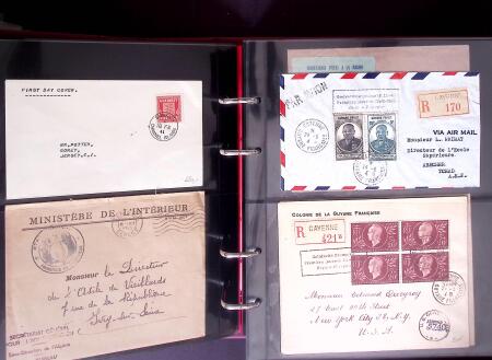 1940-45, LIBÉRATION: Très beau lot en quatre classeurs,