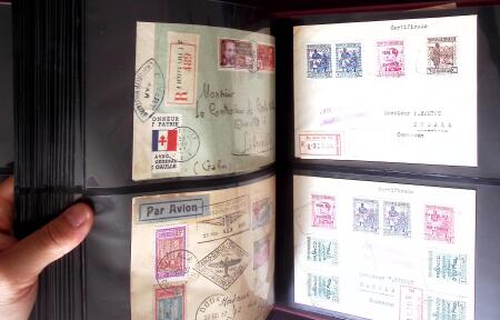 1940-45, LIBÉRATION: Très beau lot en quatre classeurs,