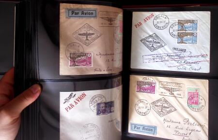 1940-45, LIBÉRATION: Très beau lot en quatre classeurs,