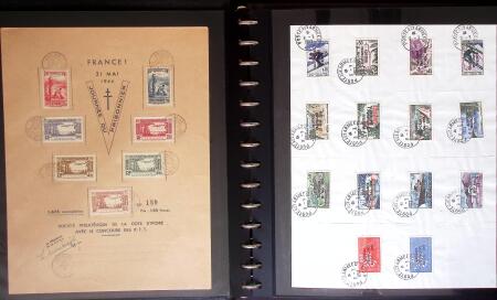 1860-1990, Amazing postal history lot in six small