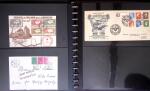 1860-1990, Amazing postal history lot in six small