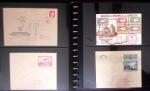 1860-1990, Amazing postal history lot in six small
