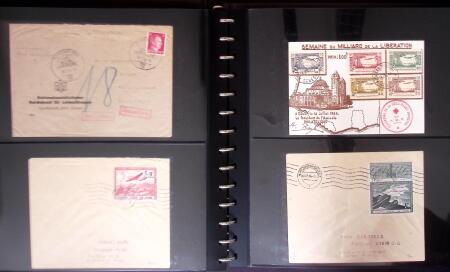 1860-1990, Amazing postal history lot in six small