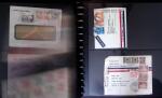 1860-1990, Amazing postal history lot in six small