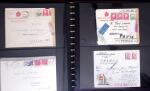 1860-1990, Amazing postal history lot in six small