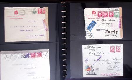 1860-1990, Amazing postal history lot in six small