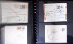 1860-1990, Amazing postal history lot in six small