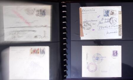 1860-1990, Amazing postal history lot in six small