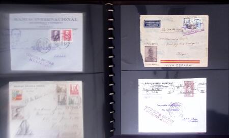 1860-1990, Amazing postal history lot in six small