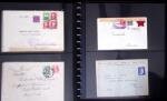 1860-1990, Amazing postal history lot in six small