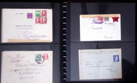 1860-1990, Amazing postal history lot in six small