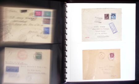 1860-1990, Amazing postal history lot in six small
