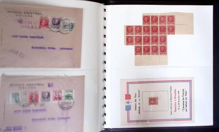 1860-1990, Amazing postal history lot in six small
