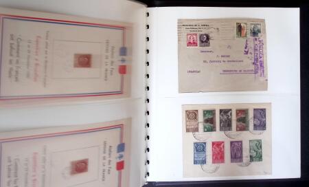 1860-1990, Amazing postal history lot in six small