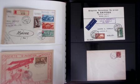 1860-1990, Amazing postal history lot in six small