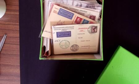 1860-1990, Amazing postal history lot in six small