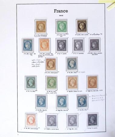 1849-2005 Belle collection de France en albums, fin