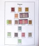 1849-2005 Belle collection de France en albums, fin