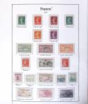1849-2005 Belle collection de France en albums, fin