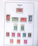 1849-2005 Belle collection de France en albums, fin