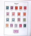 1849-2005 Belle collection de France en albums, fin