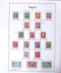 1849-2005 Belle collection de France en albums, fin