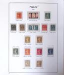 1849-2005 Belle collection de France en albums, fin