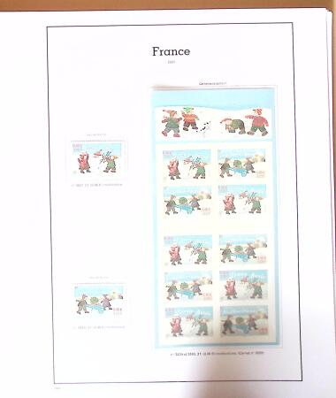 1849-2005 Belle collection de France en albums, fin