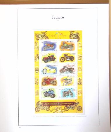 1849-2005 Belle collection de France en albums, fin