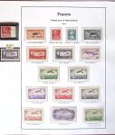 1849-2005 Belle collection de France en albums, fin