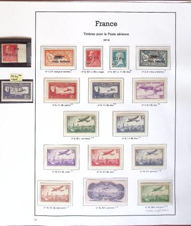 1849-2005 Belle collection de France en albums, fin