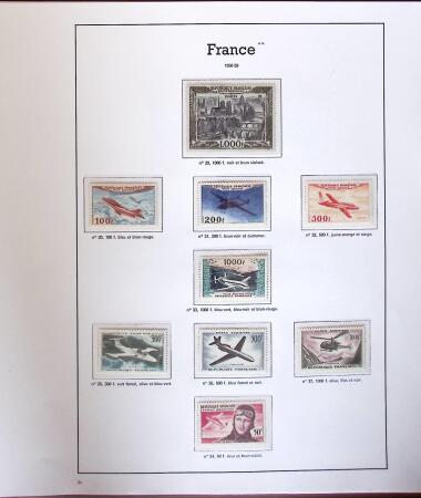 1849-2005 Belle collection de France en albums, fin