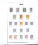 1849-2005 Belle collection de France en albums, fin