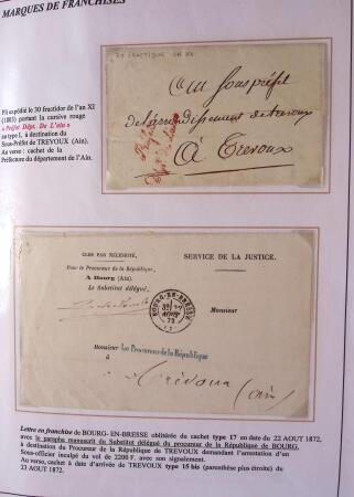 1589-1947 Très belle collection en 2 gros classeurs,