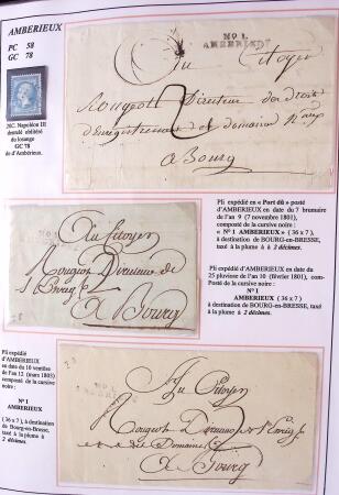 1589-1947 Très belle collection en 2 gros classeurs,