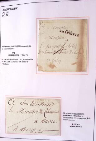 1589-1947 Très belle collection en 2 gros classeurs,