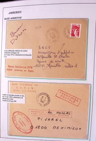 1589-1947 Très belle collection en 2 gros classeurs,
