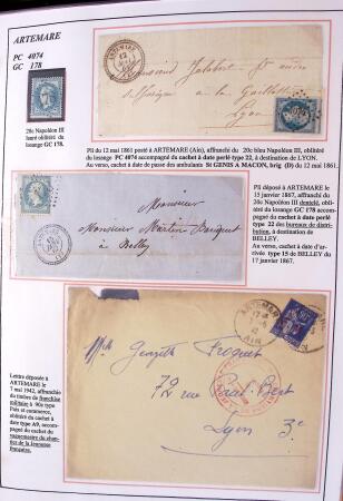 1589-1947 Très belle collection en 2 gros classeurs,